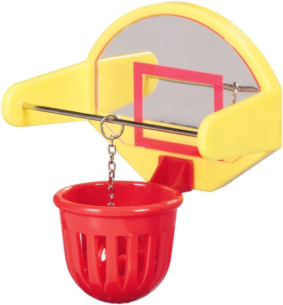 JW Pet Activitoy Birdie Basketball Toy 5 JW Pet Activitoy Birdie Basketball Toy - Image 3