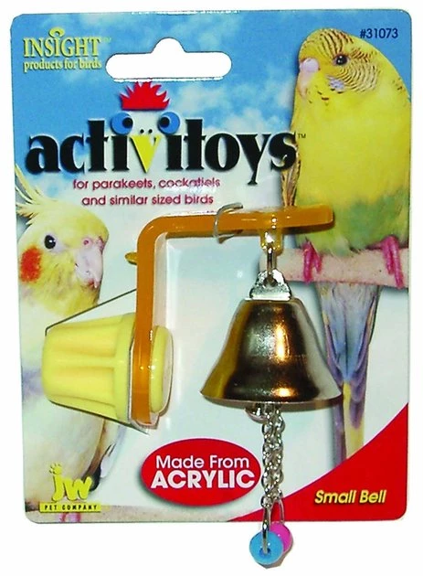 JW Pet Activitoy Birdie Bell Toy 3 JW Pet Activitoy Birdie Bell Toy