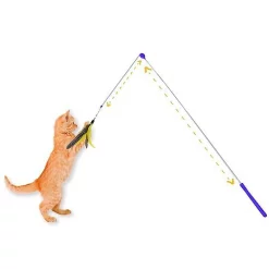 Jackson Galaxy Air Prey Wand Teaser Cat Toy, Color Varies -Cheap Petmate Store 113410 PT5. SY630 V1490298182