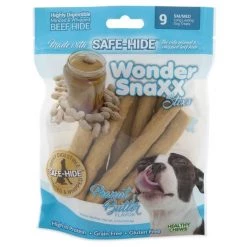 Petmate Wonder SnaXX Stixx Peanut Butter Flavor Dog Treats, 9 count