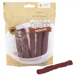 Petmate Wonder SnaXX Stix Bacon Grain-Free Dog Treats, Small/Medium, 8 count