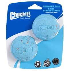Chuckit! Rebounce Ball Twin Pack Dog Toy, Color Varies