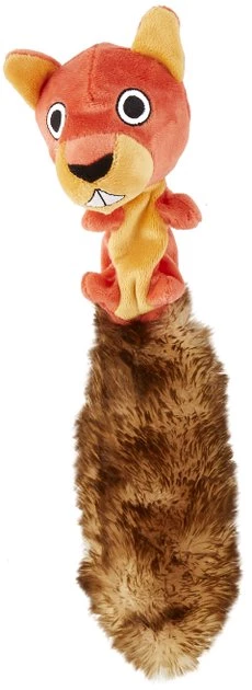 JW Pet Crackle Heads Skippy the Squirrel Dog Toy 3 JW Pet Crackle Heads Skippy the Squirrel Dog Toy