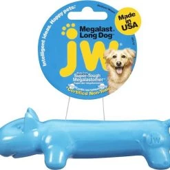 JW Pet Megalast "Long Dog" Dog Toy, Color Varies -Cheap Petmate Store 53425 PT8. SY630 V1542659814