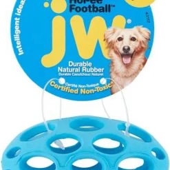JW Pet Hol-ee Football Dog Toy, Color Varies