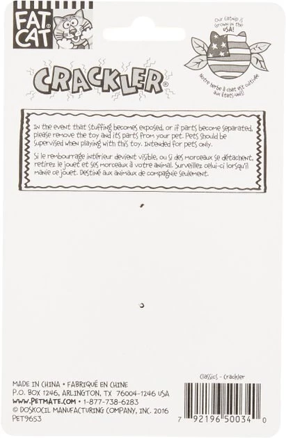 Fat Cat Classic Crackler Cat Toy 7 Fat Cat Classic Crackler Cat Toy - Image 5