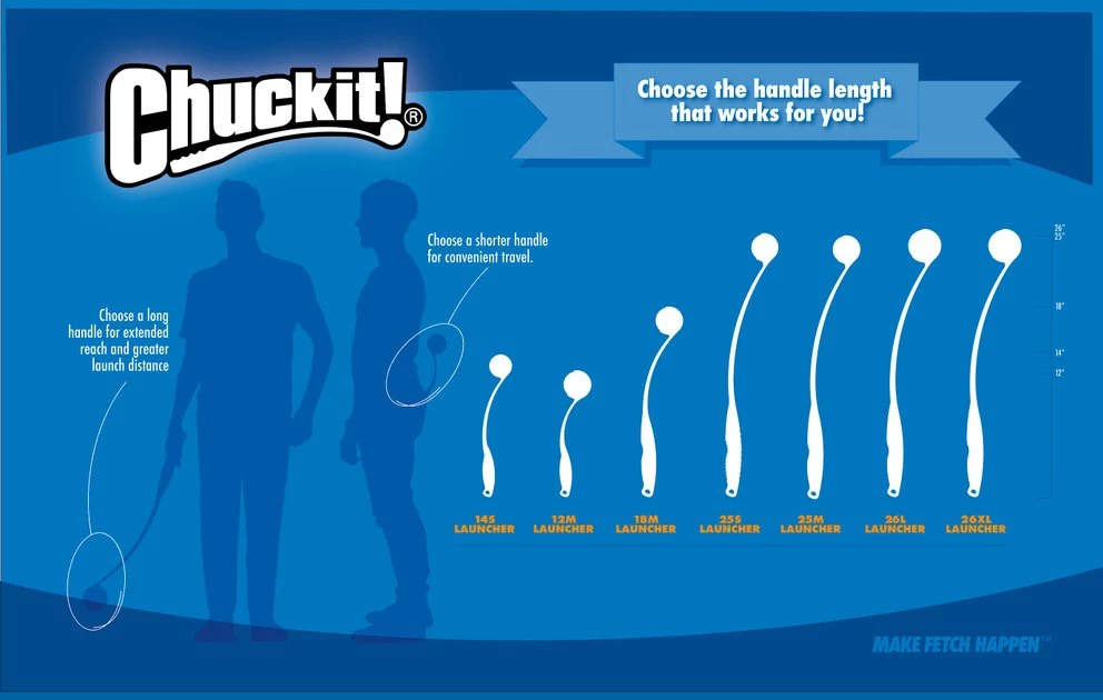 Chuckit! Pro Launcher Dog Toy, Color Varies 7 Chuckit! Pro Launcher Dog Toy, Color Varies - Image 5