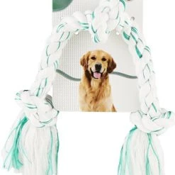 Booda Fresh N Floss Spearmint 3-Knot Rope Dog Toy
