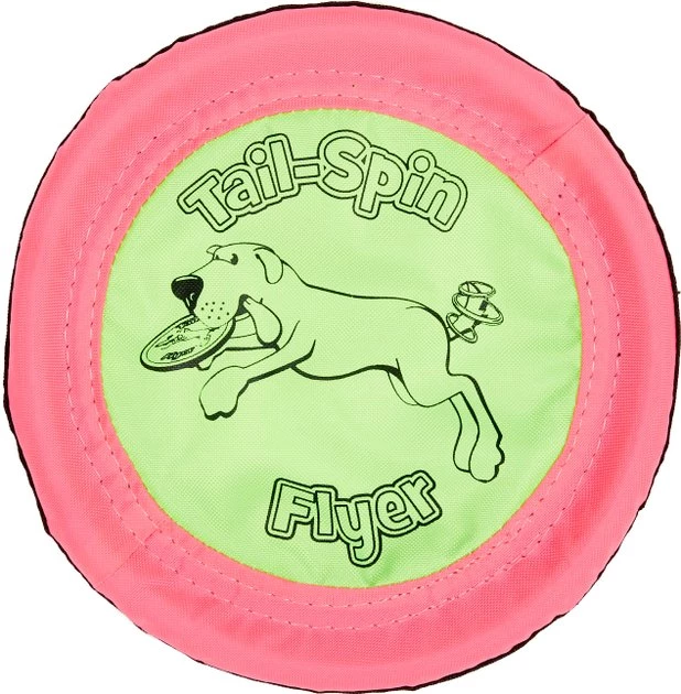 Booda Soft Bite Tail Spin Flyer Flying Disc Dog Toy, Color Varies 3 Booda Soft Bite Tail Spin Flyer Flying Disc Dog Toy, Color Varies