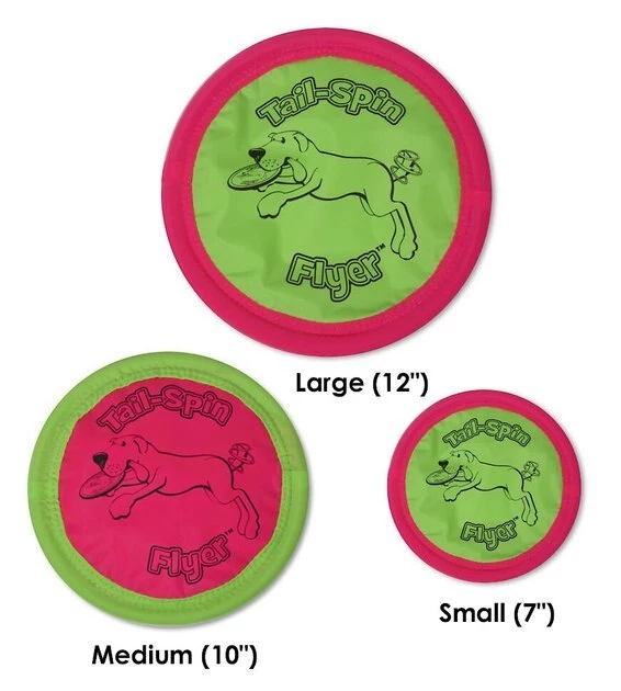 Booda Soft Bite Tail Spin Flyer Flying Disc Dog Toy, Color Varies 6 Booda Soft Bite Tail Spin Flyer Flying Disc Dog Toy, Color Varies - Image 4