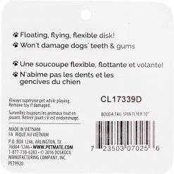 Booda Soft Bite Tail Spin Flyer Flying Disc Dog Toy, Color Varies 13 Booda Soft Bite Tail Spin Flyer Flying Disc Dog Toy, Color Varies -Cheap Petmate Store 70598 PT5. SY630 V1530911668