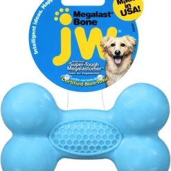 JW Pet Megalast Bone Dog Toy, Color Varies