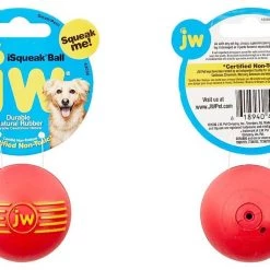 JW Pet iSqueak Ball Dog Toy, Color Varies -Cheap Petmate Store 71041 PT8. SY630 V1534452154