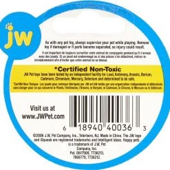 JW Pet iSqueak Bouncin' Baseball Dog Toy, Color Varies -Cheap Petmate Store 71049 PT8. SY630 V1548969933