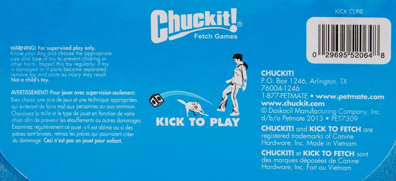 Chuckit! Kick Cube Dog Toy 6 Chuckit! Kick Cube Dog Toy - Image 4