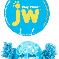 JW Pet Play Place Lattice Dog Ball, Color Varies