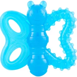 JW Pet Play Place Butterfly Puppy Teether, Color Varies