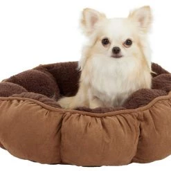 Aspen Pet Round Puffy Bolster Cat & Dog Bed, Color Varies -Cheap Petmate Store 83873 PT4. SY630 V1566315186