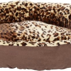 Aspen Pet Round Animal Print Bolster Cat & Dog Bed, Color Varies -Cheap Petmate Store 83877 PT2. SY630 V1566315127