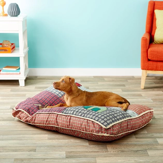 Aspen Pet Quilted Novelty Pillow Dog Bed w/Removable Cover 3 Aspen Pet Quilted Novelty Pillow Dog Bed w/Removable Cover