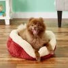 Aspen Pet Self-Warming Bolster Cat & Dog Bed, Warm Spice/Cream 1 Aspen Pet Self-Warming Bolster Cat & Dog Bed, Warm Spice/Cream -Cheap Petmate Store 83889 MAIN. SY630 V1566315458
