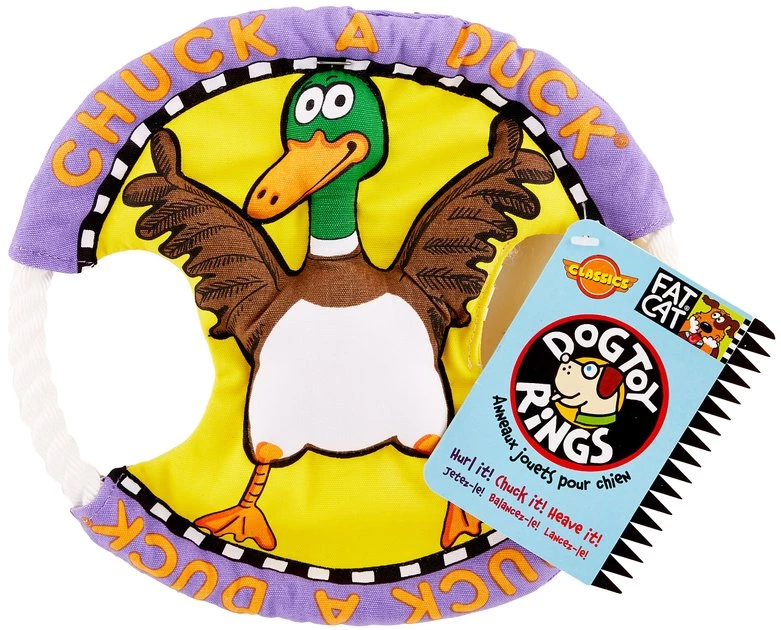 Fat Cat Classic Rings Dog Toy, Character Varies 5 Fat Cat Classic Rings Dog Toy, Character Varies - Image 3